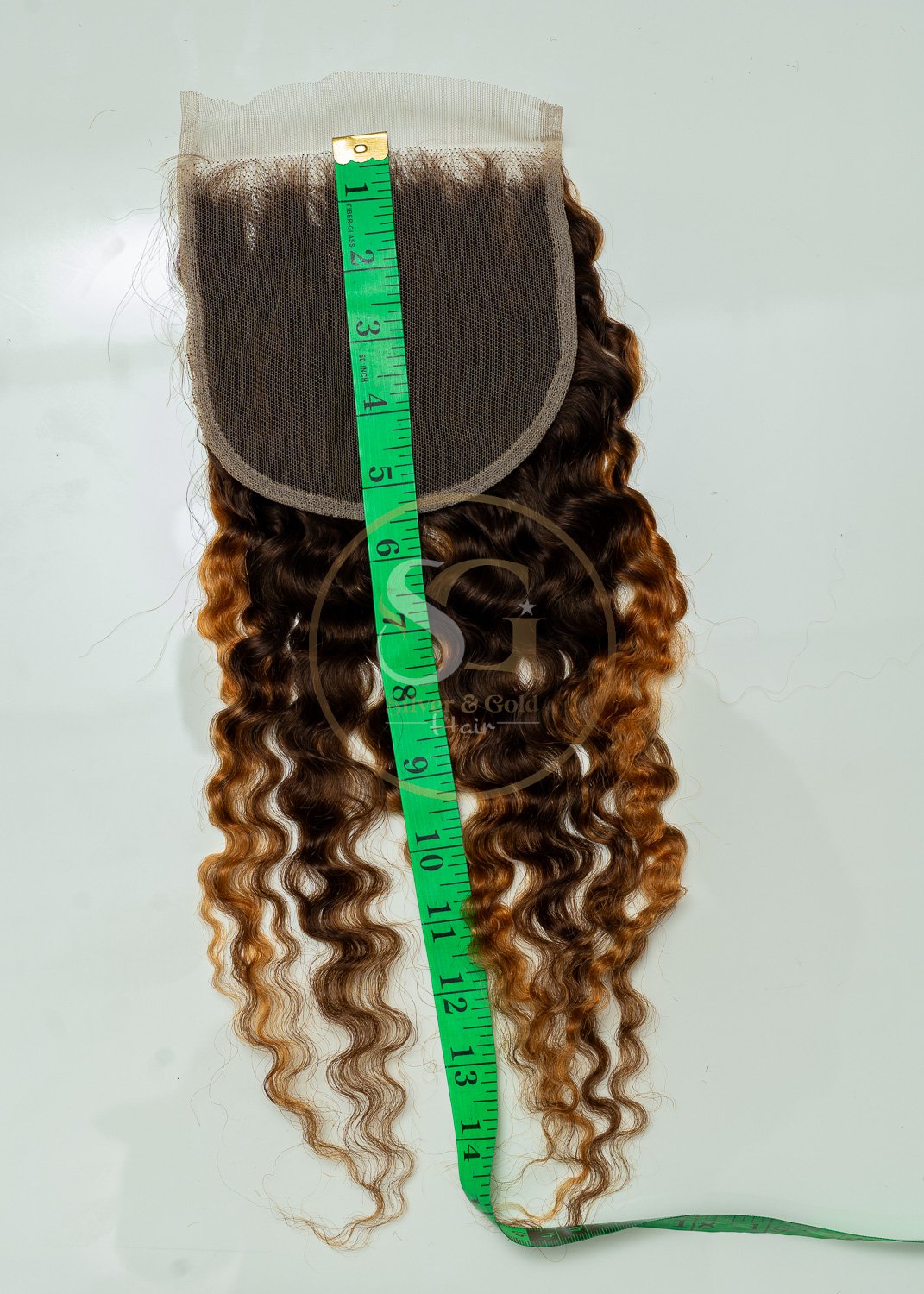 BURMESE CURL 5X5 CLOSURE- PIANO COLOUR P4/30- CHINESE HAIR - Image 4