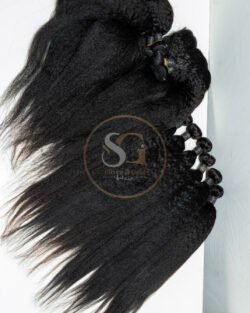 CHINESE DD HUMAN HAIR KINKY STRAIGHT