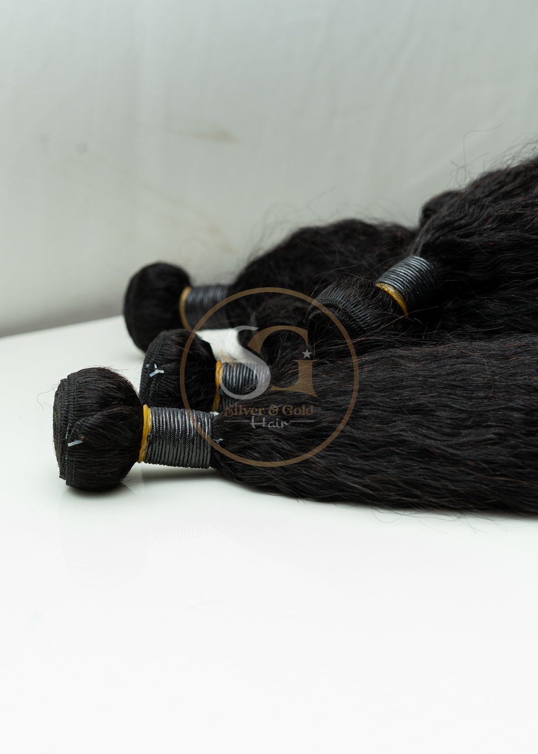 CHINESE DD HUMAN HAIR KINKY STRAIGHT - Image 2