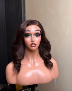 12'' 5X5 CLOSURE VIETNAMESE BOUNCY WIG 250GRAMS