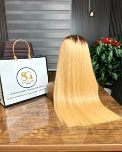 20'' 5X5 BLONDE SDD VIETNAMESE BONE 200GRAMS READY TO WEAR UNIT....