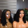 CHINESE- SDD PIXIE CURL 5X5 CLOSURE WIG NATURAL COLOUR 200GRAMS. STYLED READY TO WEAR.. (FACTORY)