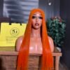 PREMIUM QUALITY- 22'' GINGER COLOUR 2X4 BONE STAIGHT WIG 200GRAMS